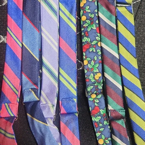 A Lot Of 7 Beau Ties Ltd. of Vermont Silk Bowties - Picture 3 of 12